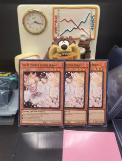 3X SDCB-EN014 Ash Blossom & Joyous Spring Common 1st Editio Yugioh - Image 1