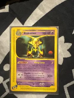 Pokemon Alakazam TCG Skyridge Card 2/144 Regular Rare - Image 1