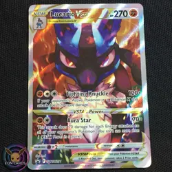 Lucario VSTAR HOLO RARE SWSH291 (NM) Black Star PROMO Pokemon Cards - Image 1