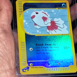 2002 POKEMON CARD GOLDEEN 78/147 REVERSE HOLO E READER AQUAPOLIS LP NICE WOTC - Image 3