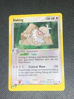 Slaking 12/109 Holo - ex Ruby & Sapphire Pokemon Card - LP - Image 1