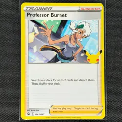 Professor Burnet - SWSH167 - Black Star Promo - Pokemon Card - NM/M - Image 1