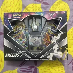 Pokemon TCG Arceus V Figure Collection Box w/Promo Card and Cosmic Eclipse Pack - Image 1