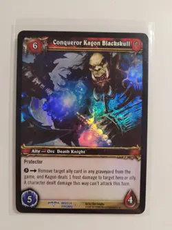 2008 World Of Warcraft Trading Cards- Conqueror Kagon Blackskull - Image 1