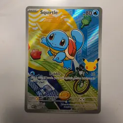 Pokemon First Partner Squirtle 39 Black Star Promo Card Pack Fresh Near Mint - Image 1