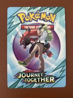 Pokemon TCG Journey Together Trainer Tips Art Card N's Zoroark ex Darman/Corvekn - Image 1