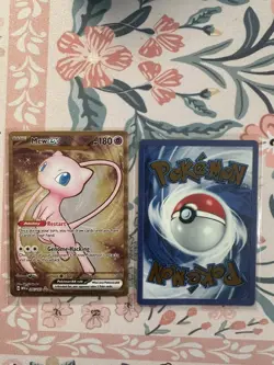 Pokemon TCG Mew EX Metal Gold 205/165 Scarlet & Violet 151 Promo Card lot of 2 - Image 2