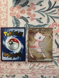 Pokemon TCG Mew EX Metal Gold 205/165 Scarlet & Violet 151 Promo Card lot of 2 - Image 3