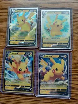 Pokemon TCG Pikachu 13-Card Holo Promo Lot: Pikachu V, V-UNION, Surfing VMAX - Image 2