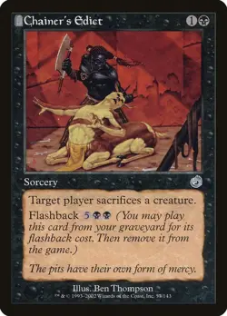 Chainer's Edict 57 Uncommon Torment Magic: The Gathering Near Mint - Image 1