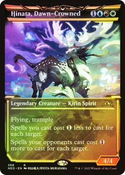 MTG HINATA, DAWN-CROWNED SHOWCASE FOIL Kamigawa: Neon Dynasty NM - Image 1