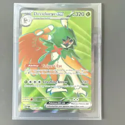 Decidueye ex 100/088 Paradox Rift Double Rare Holo Full Art Stage 2 HP320 PT - Image 1