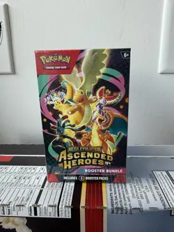Pokemon TCG Mega Evolution Ascended Heroes Booster Bundle Box - 6 Packs - Image 1