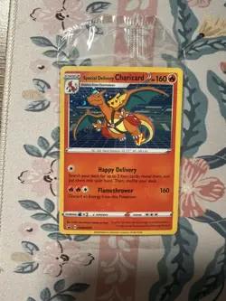 Pokemon Special Delivery Charizard SWSH075 Black Star Promo Sealed - Image 1