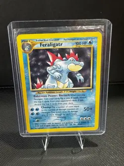 Pokemon Feraligatr 4/111 Holo Rare Neo Genesis NM/LP Vintage WOTC - Image 1