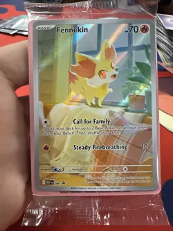 Pokemon Fennekin 080 - Black Star PROMO Sealed IN HAND Chaos Rising ETB - Image 1