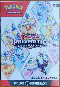 Pokemon TCG: S&V Prismatic Evolutions Factory Sealed Booster Bundle - Image 1