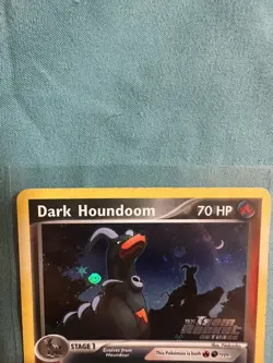 Pokemon Stamped Dark Houndoom 37 Team Rocket Returns Reverse Holo Vintage 37/109 - Image 5