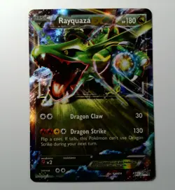 XY Promo Rayquaza EX (XY73) XY73 Holofoil Promo Pokemon LP - Image 1