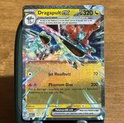 Pokemon TCG Dragapult ex Ascended Heroes Double Rare 160/217 English Near Mint - Image 1