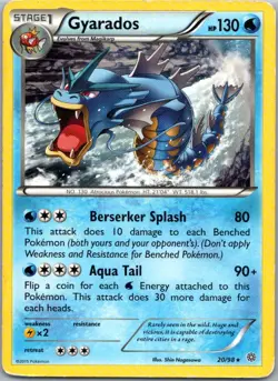 Pokemon TCG Gyarados 20/98 Ancient Origins MP - Image 1