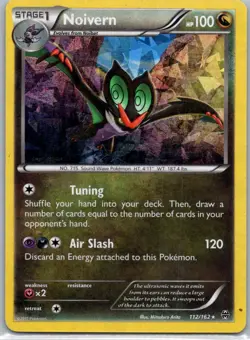 Pokemon TCG Noivern 112/162 BREAKthrough Holo LP - Image 1