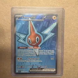 Rotom ex 111/094 Me02: Phantasmal Flames Holo Rare Full Art Pokemon TCG NM - Image 1