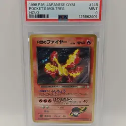 Pokemon Rocket's Moltres #146 Leaders' Stadium Holo JP 1st Ed PSA 9 - Image 4