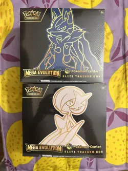 Mega Evolutions Pokemon Center Elite Trainer Box (ETB) x2 - Lucario/Gardevoir - Image 1