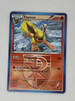 # Pokemon TCG Flareon Plasma Freeze Uncommon 12/116 Vintage - Image 1