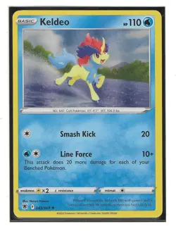 Keldeo 45/189 Astral Radiance Holo Holo Rare Pokemon TCG - Image 1