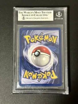 BGS 8 1999 Pokemon Base Set 1st Edition Shadowless Chansey Holo #3 *THIN STAMP* - Image 4
