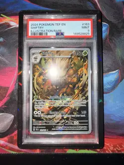 Pokemon TCG Shiftry 163/162 Temporal Forces Illustration Rare PSA 9! - Image 1