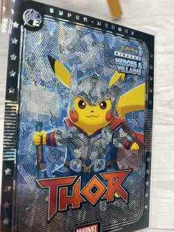 Pikachu as Cosplay Thor Box Hit Heroes & Villains Non- Pokemon / Marvel Fan Art - Image 3