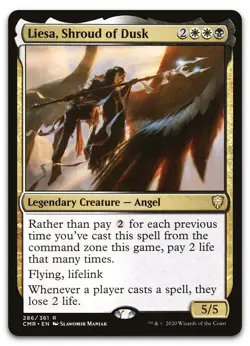 Liesa, Shroud of Dusk #286 (NM) Commander Legends CMR Magic MTG - Image 1