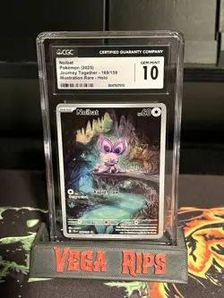 CGC 10 GEM MINT Pokemon Noibat 169/159 Journey Together Illustration Rare - Image 1