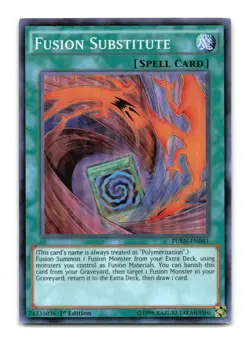 Fusion Substitute - FUEN-EN041 1st Edition Super Rare - YuGiOh-LP - Image 1