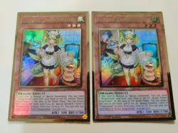 2x Parlor Dragonmaid MAGO-EN023 Gold Rare 1st Edition LP - Image 1