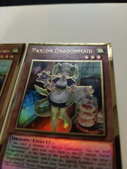 2x Parlor Dragonmaid MAGO-EN023 Gold Rare 1st Edition LP - Image 4