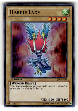 Harpie Lady LCJW-EN082 1st Edition Super Rare Legendary Collection 4: Joey's Wor - Image 1