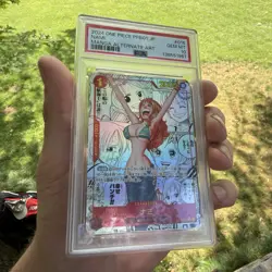 2024 ONE PIECE JAPANESE PRB01-PREMIUM BOOSTER MANGA ALT ART #016 NAMI PSA 10 - Image 2