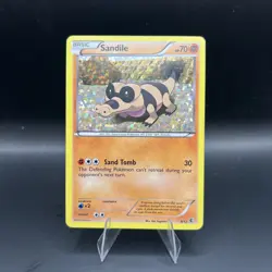 Sandile 8/12 Holo McDonald’s Promo Pokemon Card 2011 NM - Image 1