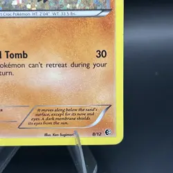 Sandile 8/12 Holo McDonald’s Promo Pokemon Card 2011 NM - Image 4