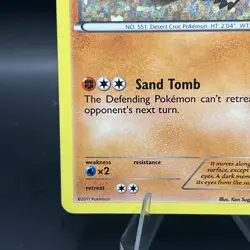 Sandile 8/12 Holo McDonald’s Promo Pokemon Card 2011 NM - Image 5