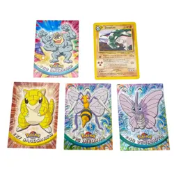 Pokemon card lot five cards 49 Venomoth Machamp Sandshrew - Image 1