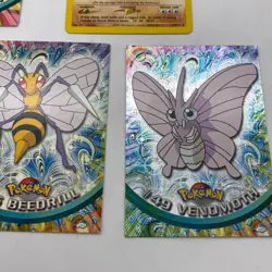 Pokemon card lot five cards 49 Venomoth Machamp Sandshrew - Image 3