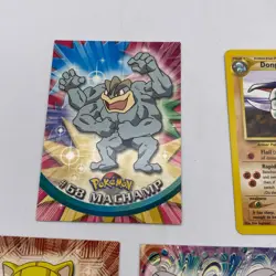 Pokemon card lot five cards 49 Venomoth Machamp Sandshrew - Image 5