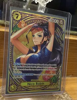 Bandai One Piece CCG Nico Robin EB03-055 SP Character Card 7 Cost 8000 Power - Image 1