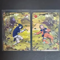 OFFICIAL Kayou Naruto CCG SE Secret Edition Card Set Naruto Sasuke Foil MINT - Image 1