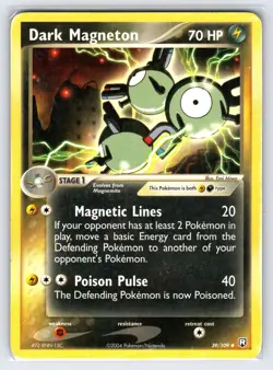 Dark Magneton 39/109 2004 EX Team Rocket Returns Pokemon Card Non Holo - Mp - Image 1